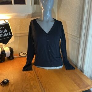 Atmosphere Women's Dark Gray Button-Up Shirt